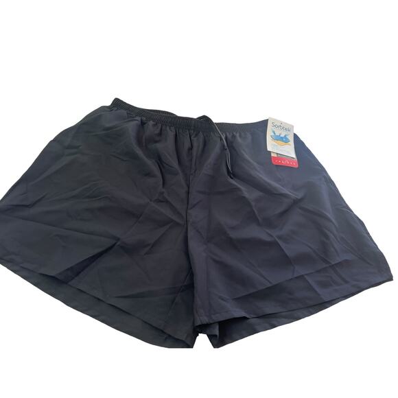 NWT Soffee Sorbtek Reflexx Womens Activewear Elastic Waist Pull On Short Black L - Picture 2 of 10